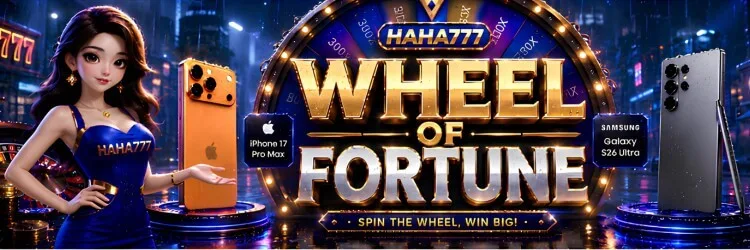 HAHA777 wheel of fortune — spin the wheel, win big
